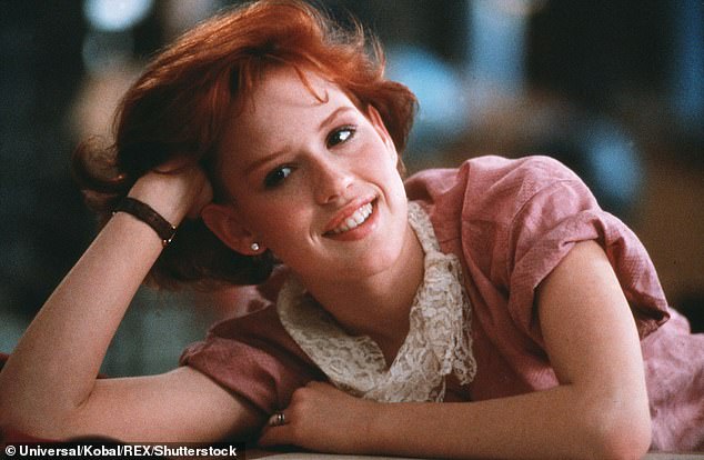 Ringwald became a household name in the 1980s thanks to her starring roles in a number of popular coming-of-age films, including Pretty in Pink and The Breakfast Club (pictured).