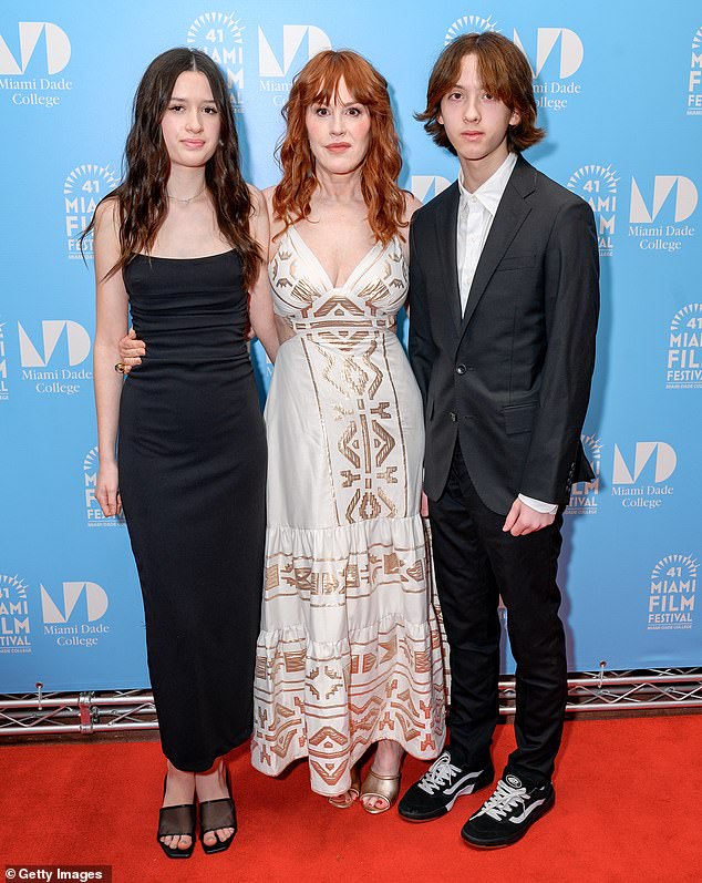 The Riverdale star, also mother to 14-year-old twins Adele and Roman, received the award at the 41st Miami Film Festival at the Chapman Conference Center on Sunday.