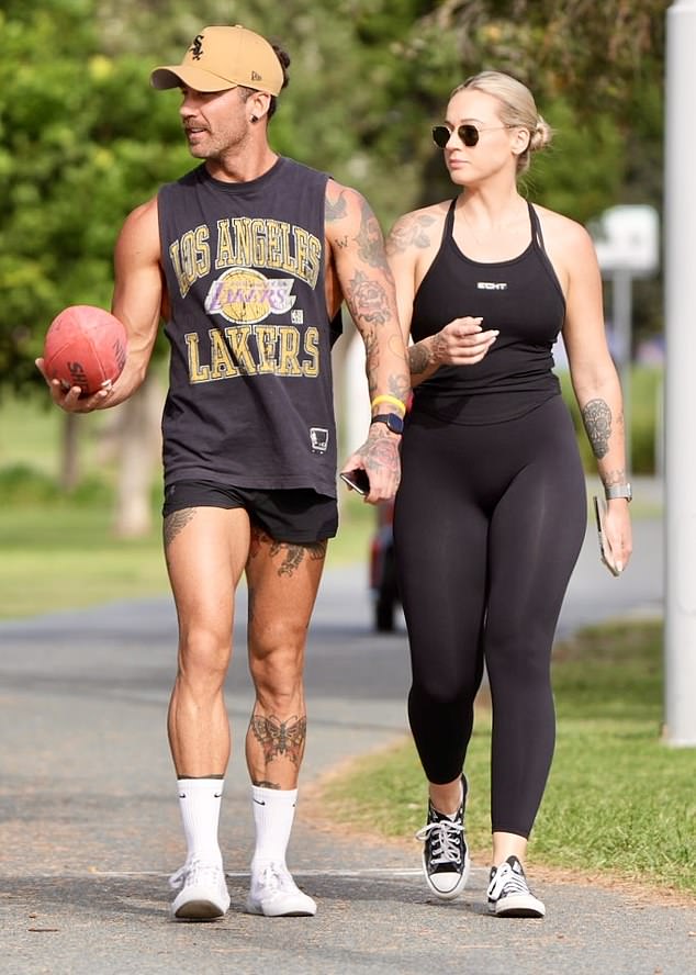 And much to the chagrin of viewers across Australia, the pair appear to be going from strength to strength as they stepped out for a sweat session on Tuesday.