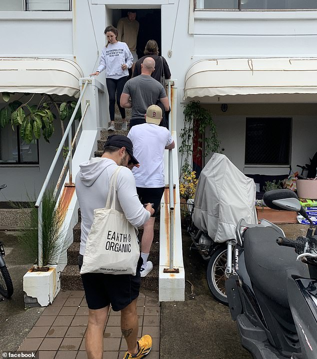 The findings are a blow to an already competitive market that often sees potential tenants queuing up to view a property (pictured people looking at an apartment in Sydney)