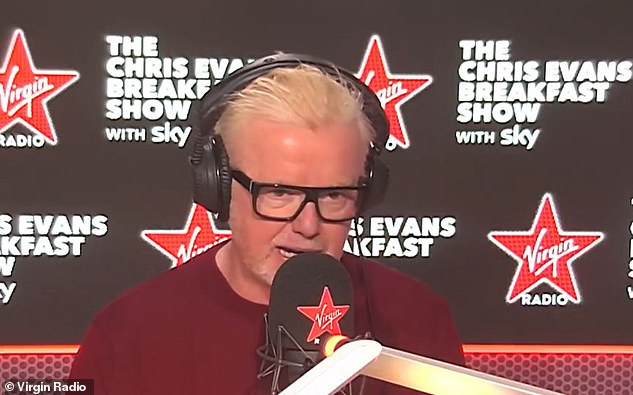Chris Evans, who fronts the Chris Evans Breakfast Show on Virgin Radio on weekday mornings, was ranked alongside Wright as the most distracting DJ behind the wheel