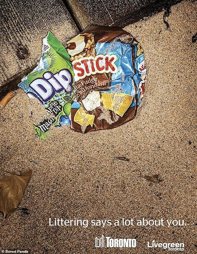 Elsewhere, another clever litter removal campaign from Toronto-based Live Green made a big impact with its latest ad.