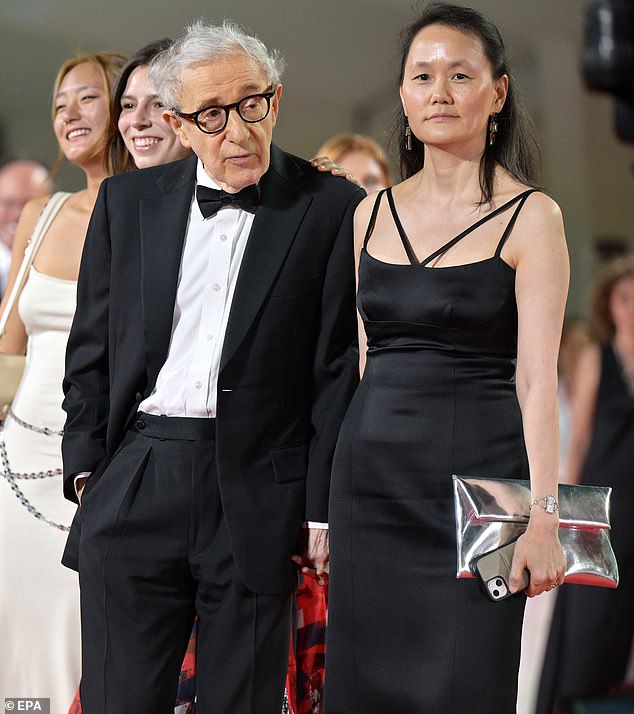 Allen, photographed with his wife Soon-Yi Previn, 53, at last fall's film festival, says 