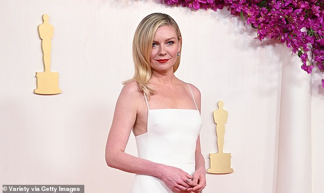 Kirsten Dunst, 41, wore Lisa Eldridge's Velveteen Liquid Lipstick in Ribbon to the Oscars