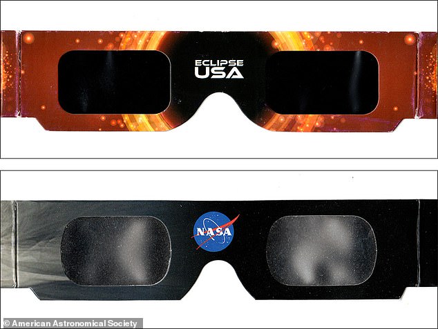 NASA does not approve any solar visors.  Any NASA-branded eclipse glasses are definitely fake, like these counterfeit glasses, and should not be used.