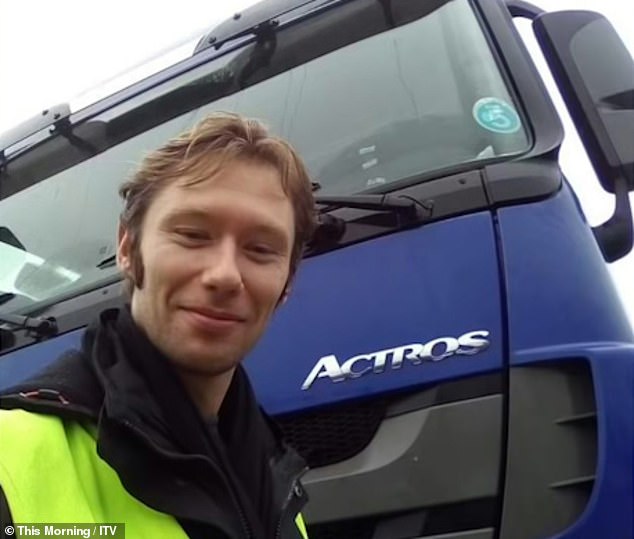 Jennifer met Jan Schlossar (pictured) in March 2022, after he applied for a job as a truck driver for which she had posted an ad in her position at a recruiting company.