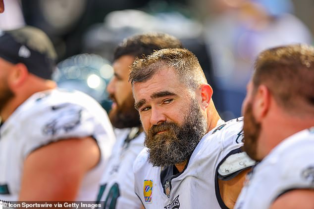Like Donald, Jason Kelce retired after the 2023 season and is eligible for the HOF in 2029.