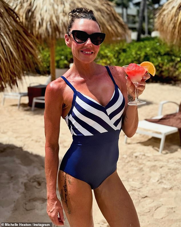 It comes after Michelle spoke candidly about her struggle to stay sober on holiday as she shared a series of bikini photos from her trip last week.