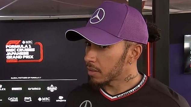 Lewis Hamilton walked out of an interview after being asked a question about Ferrari