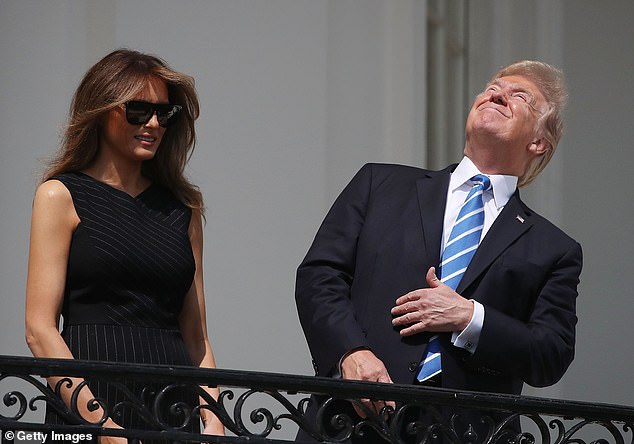 You may be tempted to take a peek at the eclipse, as Donald Trump did during the 2017 eclipse, but the resulting damage could be irreparable.