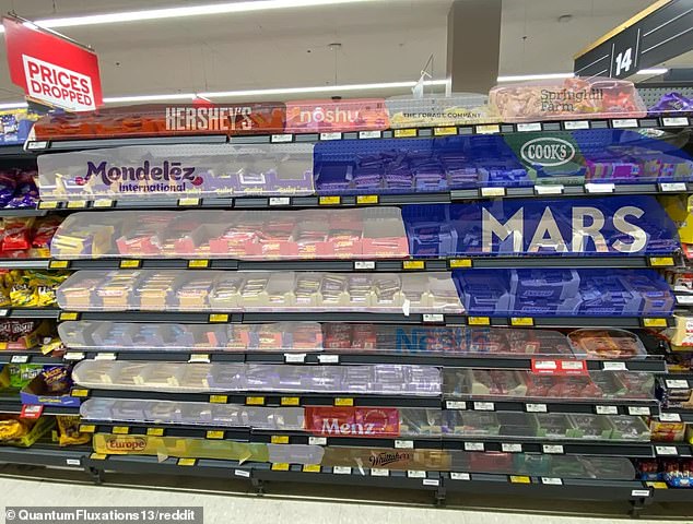 Shoppers looking to satisfy their sweet tooth with chocolate are presented with products from two major global giants: Mondelez and Mars.