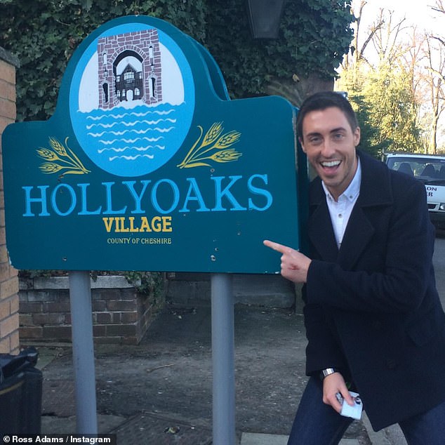 Ross Adams has also decided to leave Hollyoaks after nine years on the soap, revealing the news in an Instagram update.