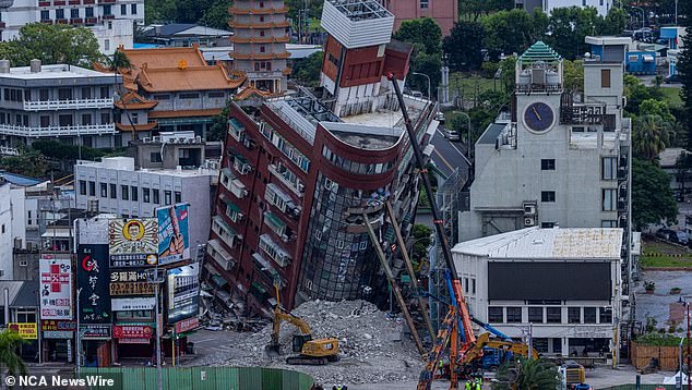 Buildings shook uncontrollably during the magnitude 7.2 earthquake, and some collapsed onto the busy streets below.
