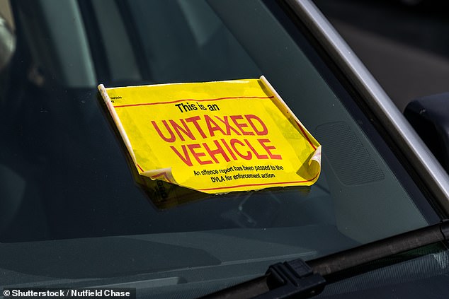 Vehicles can be seized by police if they are found not to have tax or insurance, or if the person behind the wheel is found not to have a full driver's license