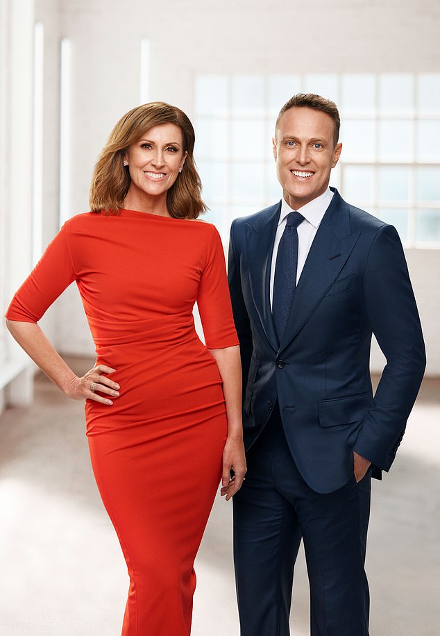 Pell, 40, was promoted by the network to a Los Angeles-based 'talent scout' role after leaving Brekkie Central after 11 years in 2022. Pictured: Sunrise hosts Natalie Barr and Matt 'Shirvo' Shrvington.