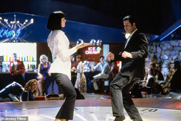 In the photo: Uma Thurman and John Travolta in the famous Pulp Fiction twist scene.