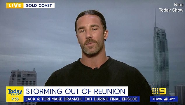 On Tuesday morning, Jack revealed the reason for the dramatic walkout in an interview with the Today Show.