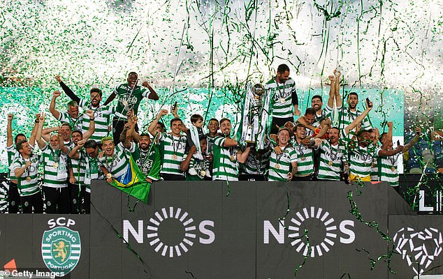 Amorim is a hero among Sporting fans after leading them to the Portuguese title in 2020-21