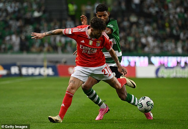 At Sporting, Amorim has played a relentless pressing game with fast, vertical football.