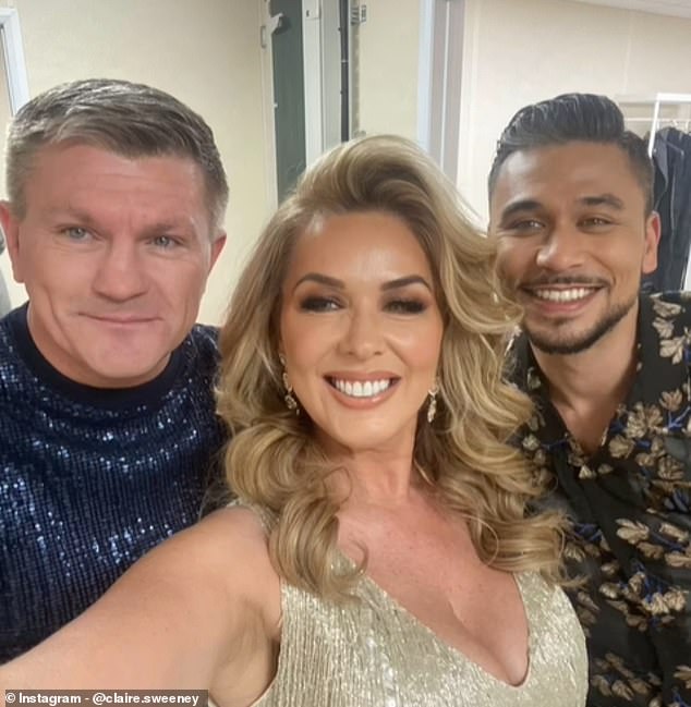 As the couple's romance continues to blossom, MailOnline takes a look at all the signs the two Dancing On Ice stars were dating (pictured with Ricky Norwood)