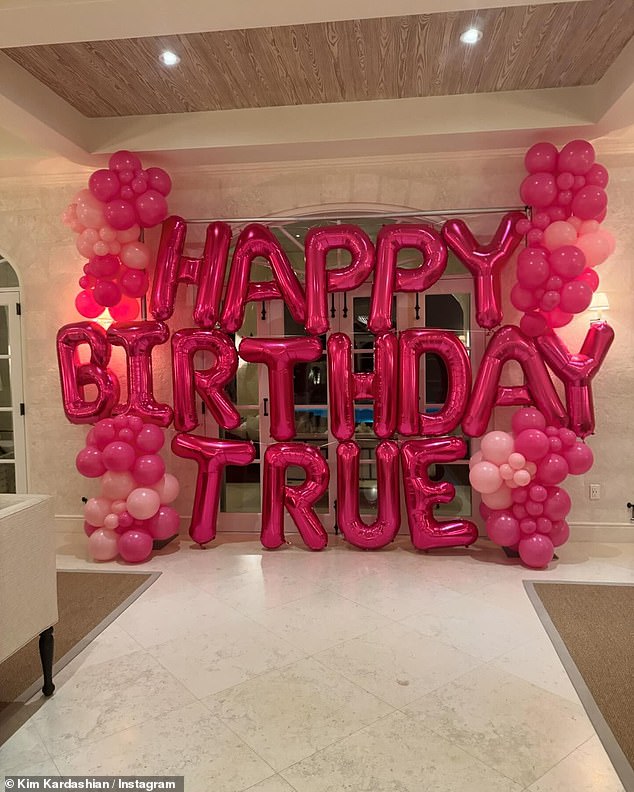 The family appears to have celebrated True's impending sixth birthday during their vacation.