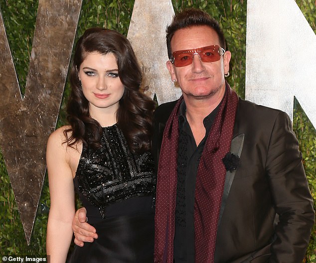 Protagonist Eve had her first major role in the 2011 drama film This Must Be the Place. She is the daughter of U2 frontman Bono (pictured in 2013).