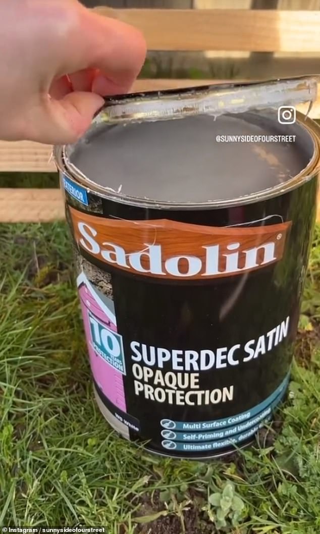Prices for Sadolin Superdec from The Paint Shed start at £22.80 for a liter - cheaper than replacing all the furniture.