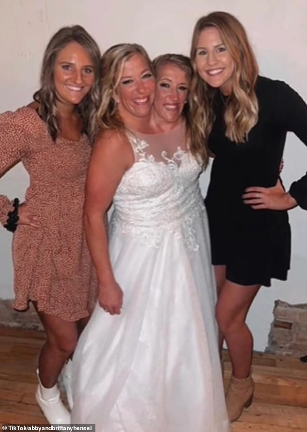 Abby's relationship with Josh had gone under the radar until last month, when old snaps from the ceremony shared on Facebook at the time resurfaced.  The sisters see each other at the wedding.
