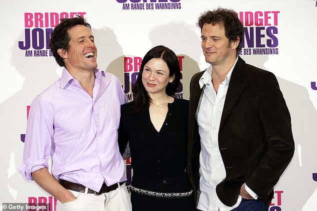 The fourth installment in the acclaimed franchise, based on the books by Helen Fielding, will be titled Bridget Jones: Mad About The Boy, with Zellweger returning as the witty bachelor, alongside Grant as Daniel Cleaver;  Colin Firth's Mark Darcy has been murdered.  in the photo from 2004)