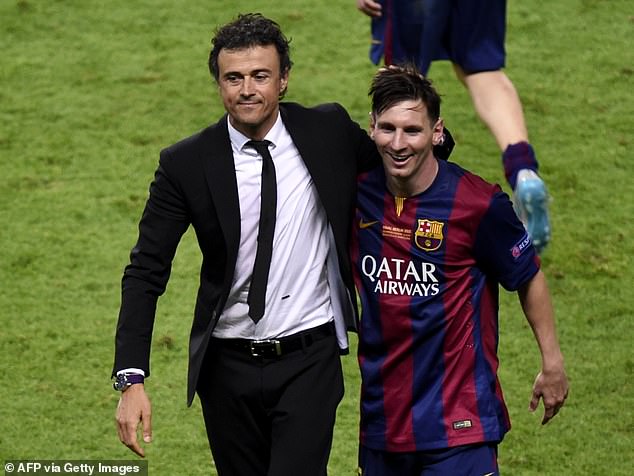 Enrique already enjoyed tremendous success at the Camp Nou when he led Barcelona to a legendary treble in 2015.