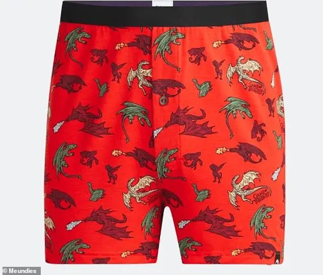 The two-time NCAA champion, 51, wore red boxers with a dragon in this year's final and last season.