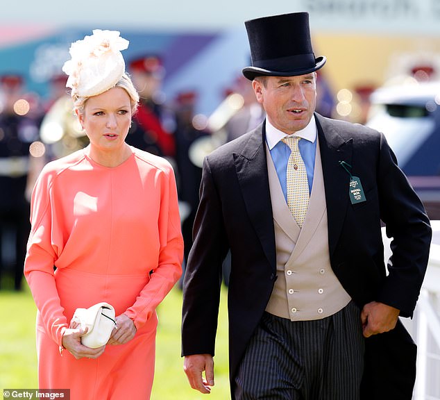 Princess Anne's son, 46, began dating his longtime friend following his divorce from Autumn Kelly, 45, in 2021. The pair are pictured together in Epsom in June 2022.