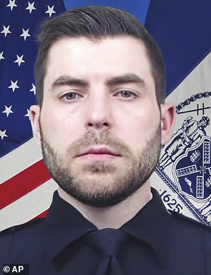 Diller, 31, was an NYPD officer who was allegedly shot and killed by suspect Guy Rivera, 34, on Monday night.