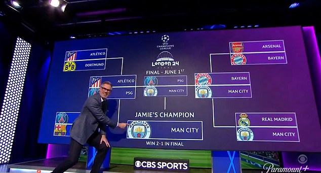 Jamie Carragher hopes City can repeat last season's feat after defeating PSG in the final