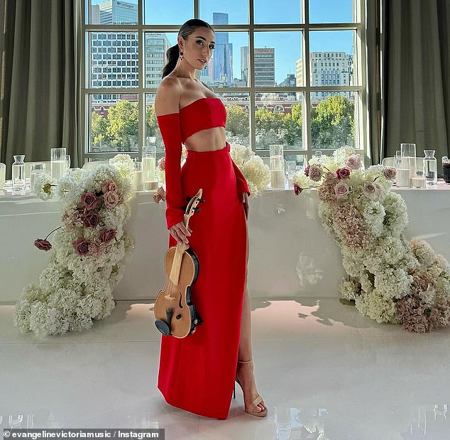 Surprisingly, the talented musician confirmed to Daily Mail Australia that it was the first time she had publicly performed The White Stripes' iconic song Seven Nation Army on the violin.