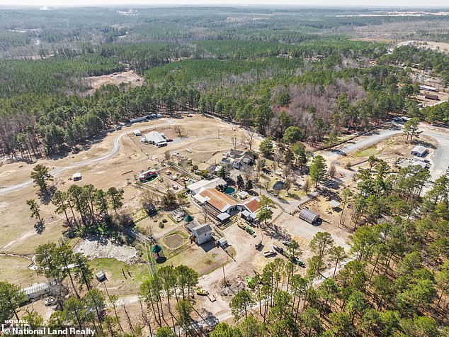 Aloha Safari Park (pictured) in Cameron is closer to Fayetteville and the listing includes all the business, inventory and animals that call it home.