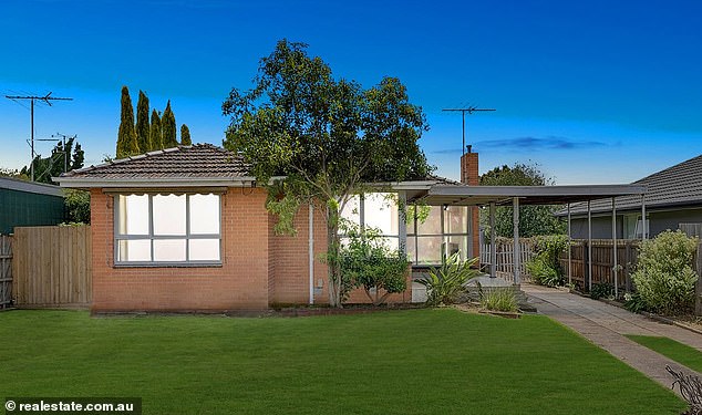 Western Melbourne is proving particularly popular, with Hoppers Crossing having a median home price of $628,711 (pictured is a home with a price guide of $570,000 to $590,000).