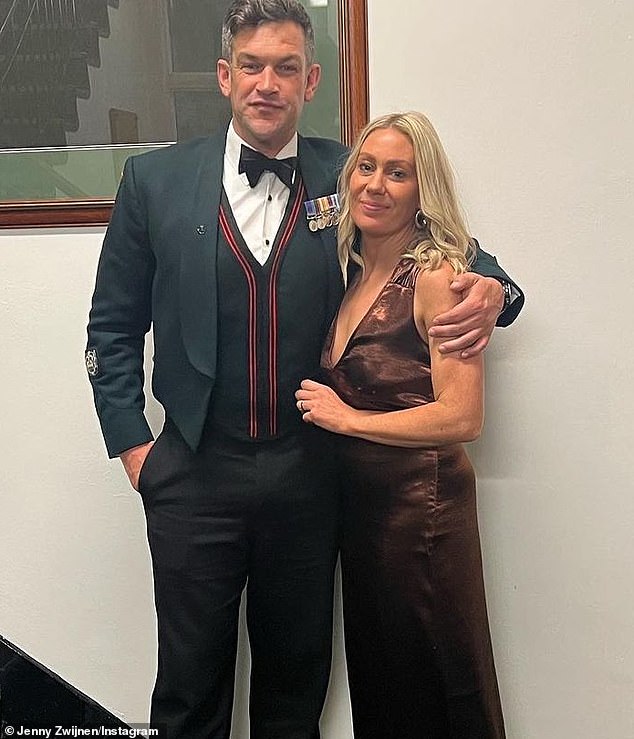 The former X Factor presenter has been getting to know André following his split from his wife Jenny Zwijnen (pictured), who is the mother of his 19-year-old twins.