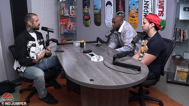 Adam22 responded, 'You have to follow your heart,' and Odom said, 'This guy is crazy!' before leaving'