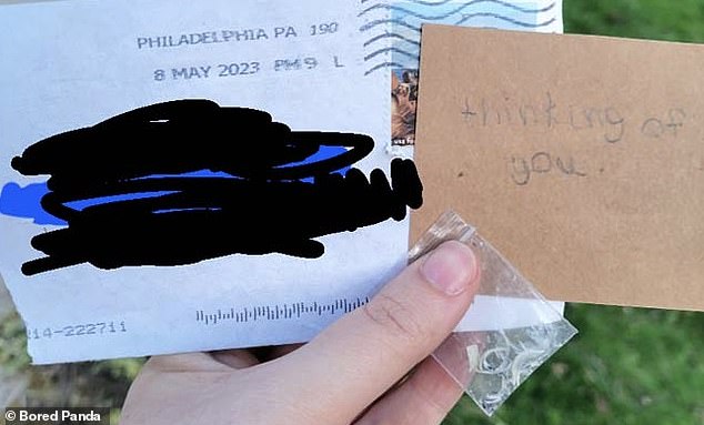 One person in Philadelphia received an anonymous letter addressed to her with a package of nail clippings, despite having recently moved to the address.