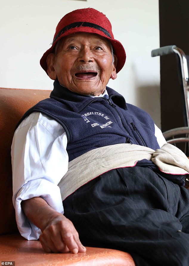Marcelino Abad Tolentino, a native of the central region of Huánuco, lived in isolation until the government identified him in 2019.