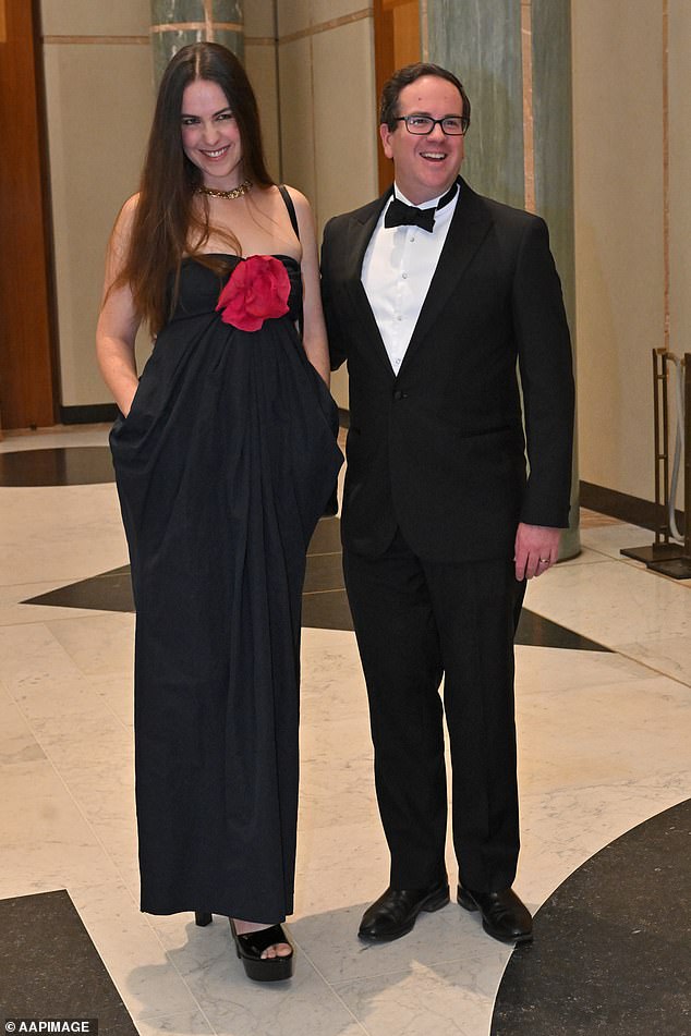 Veterans Affairs Matt Keogh is pictured with his wife, Annabel