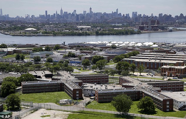 Weisselberg served 100 days on Rikers Island (above) last year for evading taxes on $1.7 million in company profits, including a free Manhattan apartment and luxury cars.