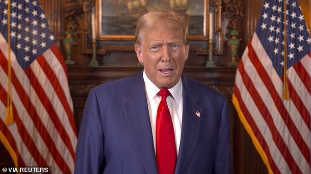 Donald Trump released a video Monday in which he praised the overturning of Roe v Wade and said he believes the abortion issue should be left up to the states.
