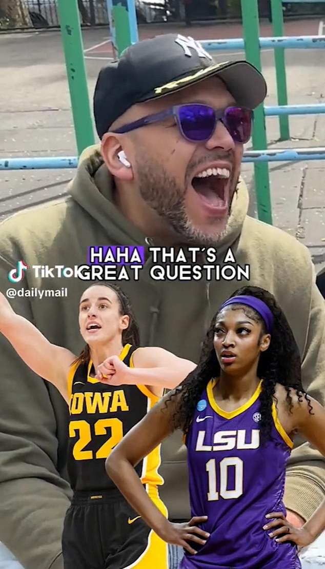 Dailymail.com took to the streets to ask Americans if women's basketball is better than men's basketball