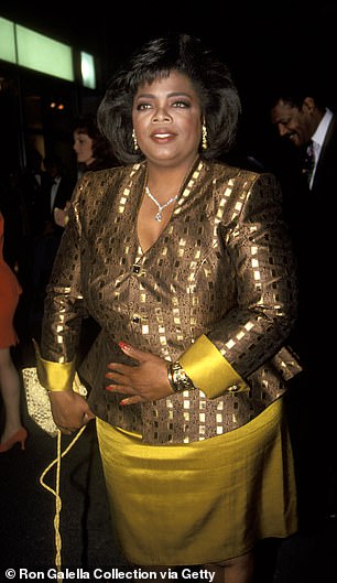Throughout her decades-long weight loss journey, Oprah has never shied away from talking about her struggles in public. In the photo: in 1992.