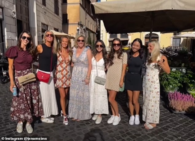 He had previously shared snapshots of Team USA's golf WAGS during the Ryder Cup last year.