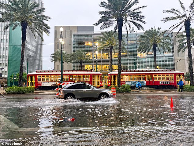 National Weather Service Issues Flash Flood Emergency in New Orleans as Heavy Rain Floods Roads