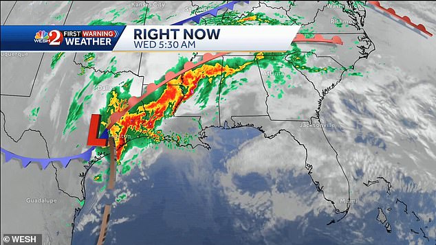 Strong storms are battering the Gulf Coast, generating flash flooding and tornado warnings for millions of people.