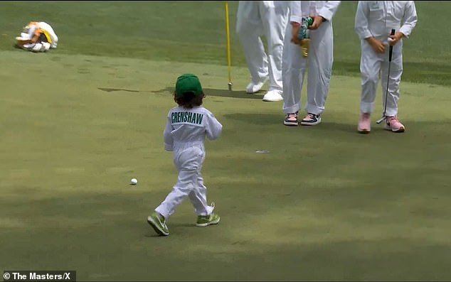 Crenshaw won the Masters twice and his genes seem to have been passed down from generation to generation